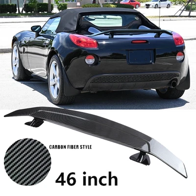 For Pontiac Solstice 46"Rear Trunk Spoiler Racing Lip GT Wing Carbon Fiber Styl Foto 1 de 4