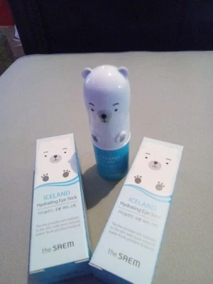 2-The SAEM Iceland Hydrating Eye Stick Cooling Balm Dark Circles NEW SEALED - Image 1 of 2