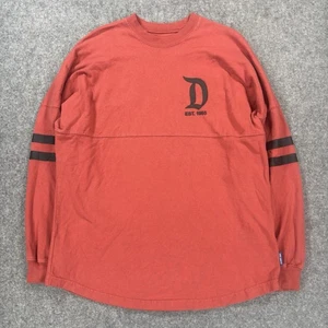 Disney Disneyland Resort Spirit Jersey Camisa Manga Larga Roja Negra Talla Pequeña - Imagen 1 de 7