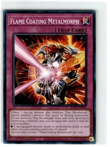 Yu-Gi-Oh! Flame Coating Metalmorph Common SUDA-EN075 Lightly Played 1st Edition - Picture 1 of 2