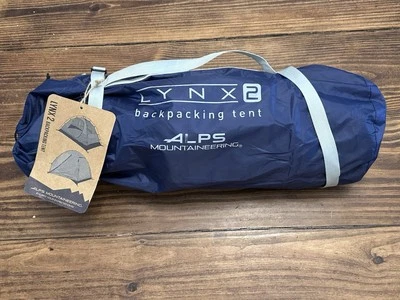 Alps Mountaineering Lynx 2 Backpacking Tent 2 Person Camping Tent No Poles Stake - Image 1 of 4