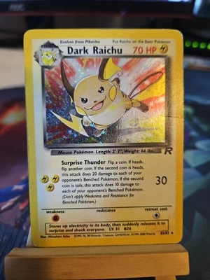 Pokémon Dark Raichu Holo TCG Card 83/82 Rocket HP - Image 1 of 4