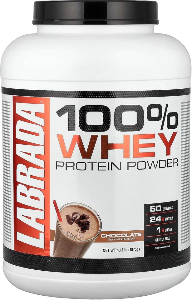 Labrada Nutrition 100% Whey Protein Powder 4.13lb 2 Flavors New Foto 1 de 3