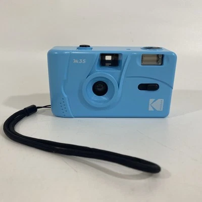 Film Camera KODAK M35 35mm Reusable Retro Camera with Flash Point & Shoot Blue - Image 1 of 4