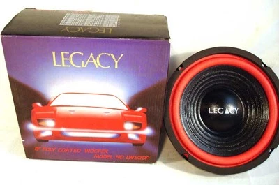 NOS Legacy LW820P 8" Car Subwoofer Speaker 100 Watt A+  - Image 1 of 2