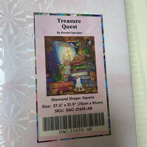 Diamond Art Club Treasure Quest By Randal Spangler NEW/SEALED Art Kit 27.6”x31.9 - Picture 1 of 7