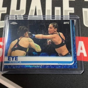 2019 Topps Chrome UFC Blue Wave /75 Jessica Eye #82⚡️ - Picture 1 of 2