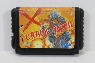 Crack Down SEGA Mega Drive MD Genesis Japan Import US Seller - Image 1 of 3