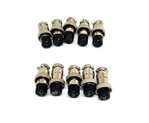 5 Pin Round Microphone Connectors - Lot of 10pcs (Previously Used) - Picture 1 of 3