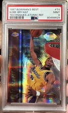 1997 Bowmans Best Kobe Bryant ATOMIC REFractor Lakers PSA 9 Mint #t4