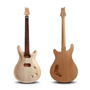 Kit Chitarra Elettrica 22 Fret Guitar Neck Mogano Corpo Chitarra Palissandro 25 Pollici - Foto 1 di 9