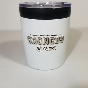 Western Michigan Broncos Alumni Association Insuluated Tumbler Wine Glass - Picture 1 of 8