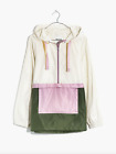 Madewell Packable Raincoat Popover Colorblock L122506 Womens Size XS