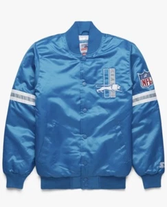 Detroit Lions 100% AUTHENTIC Vintage Starter Jacket Size XXL Jared Goff Gibbs - Picture 1 of 7