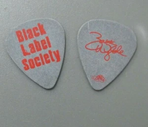 Black Label Society guitar pick touring pick Zakk Wylde LOGO gray AUTHENTIC! - Picture 1 of 1
