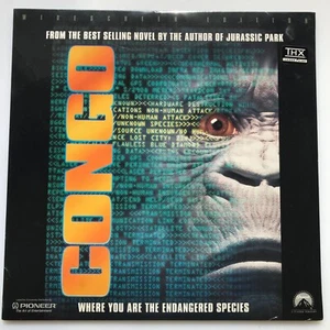 CONGO MICHAEL CRICHTON BRAND NEW & FACTORY SEALED THX LETTERBOX LASERDISC - Picture 1 of 4