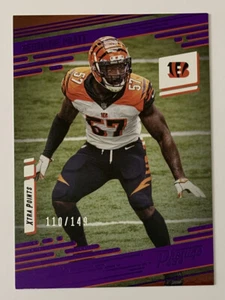 2021 Panini Prestige Germaine Pratt Bengals Xtra Points Purple 110/149 SP #74! - Picture 1 of 2