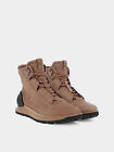 ECCO EXOSTRIKE M Brown Men's Leather Hiking Boots Size UK 8 - 8.5 EU 42