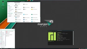 Manjaro Linux with Gnome Desktop (64-bit), Bootable DVD, Latest Version - Picture 1 of 2