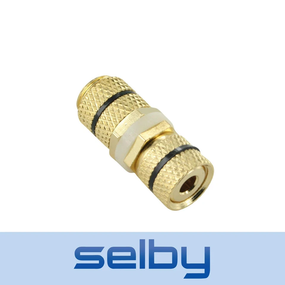 Speaker Cable Terminal Black For Use With Custom Wall Plates