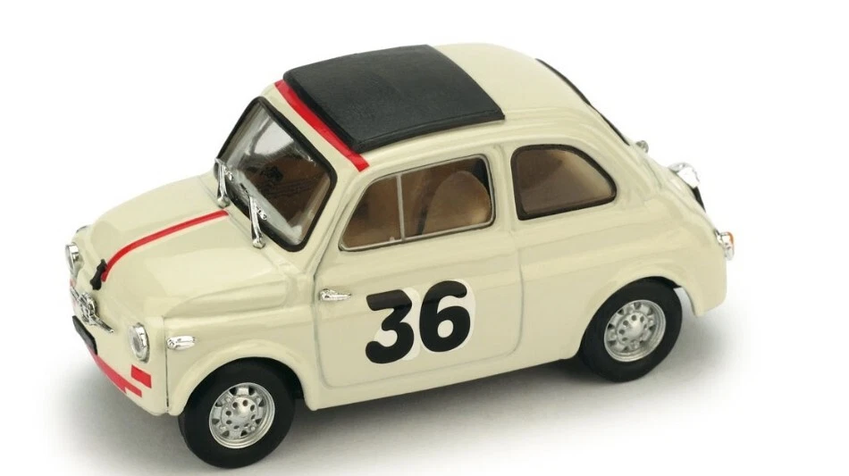 Brumm FIAT 500 N.36 VALLELUNGA 1965 IGNAZIO GIUNTI 1:43 - Immagine 1 di 1