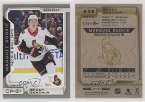 2018 Upper Deck O-Pee-Chee Update Marquee Rookies Silver Brady Tkachuk Rookie RC