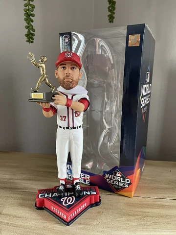 STEPHEN STRASBURG Washington Nationals 2019 World Series Champs MVP Bobblehead Cover