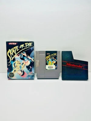 Circle Seal Skate or Die Nintendo NES Juego y Caja PROBADO Foto 1 de 2