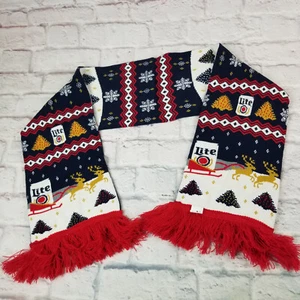 Miller Lite Xmas Weihnachtstuch Mehrfarbig Sammlerstück - Bild 1 von 5