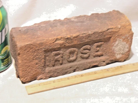 OLD ANTIQUE HISTORICAL 1890'S ROSE CLAY BRICK COMPANY ROSETON HUDSON VALLEY NY Cover