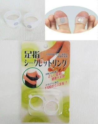 2X Anillo magnético de silicona suave para el dedo del pie mantener delgado fitness pérdida de peso ayuda pérdida de peso Foto 1 de 4