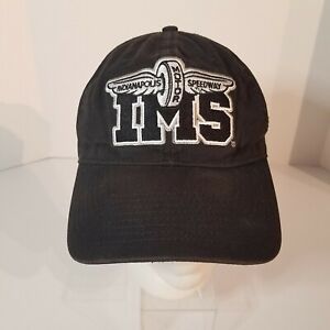 Indianapolis Motor Speedway, Official Track Hat IMS Logo, Black White Adjustable