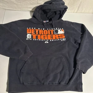 Detroit Tigers 2006 Majestic Playoff Hoodie blue - Picture 1 of 12