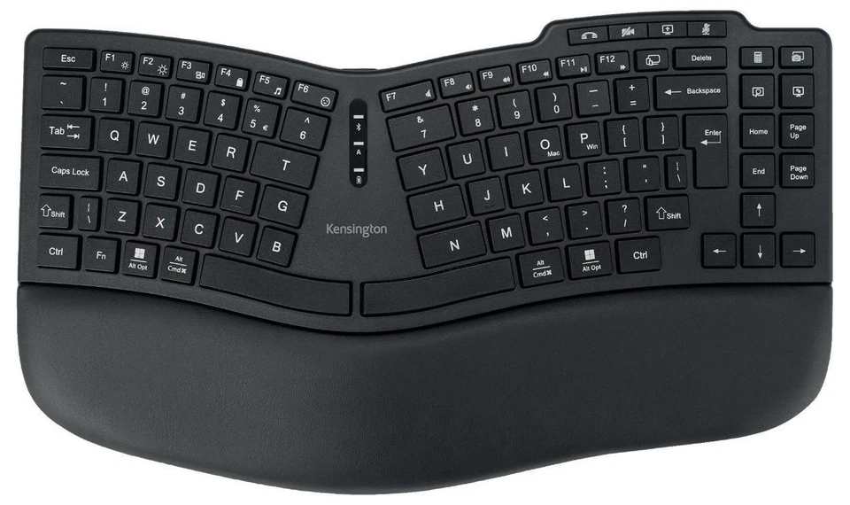 KB675 EQ pro Fit Ergo TKL Rechargeable Wireless Keyboard, Black - K75491UK - Image 1 of 2