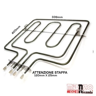 Resistenza superiore doppia grill forno rex electrolux zanussi 3570337018 - Immagine 1 di 3