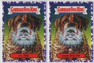 Garbage Pail Kids Revenge Of Oh The Horror-ible Cu Joe & Rabid Ralph Purple Pair