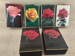 Keepsake Box, Miss All American Beauty Rose Amaretto Box Bundle Lot of 6 - Picture 1 of 9