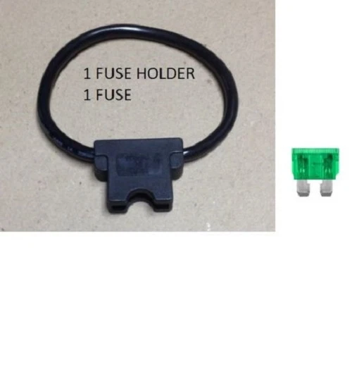 10 GAUGE ATC FUSE HOLDER IN-LINE (1 pc) With (1 pc) 30 AMP FUSE Free Ship USA - Image 1 of 1