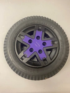 Used Pride Quantum Q6 Edge 3 Series 14"x3" Flat Free Drive Wheel Assembly - Picture 1 of 4