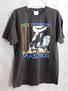 Camiseta Roy Rogers Para Hombre Negra Slide Guitar Master Tee Talla Grande - Imagen 1 de 7