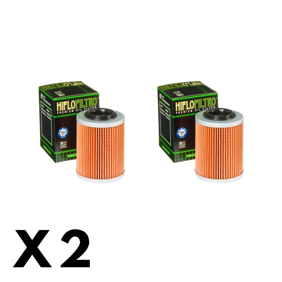 2 Pack Hilfo Filtro Oil Filter HF152 - image 1 of 1
