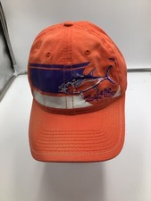 Salt Life Orange Embroidered Tuna Adjustable Baseball Cap H8