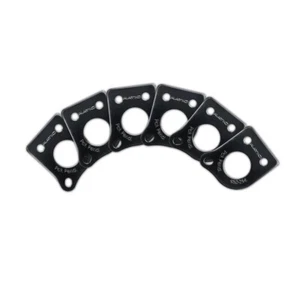 NEW Graph Tech Ratio Invisomatch Plates (6) For 45 Degree Screw Holes - BLACK - Picture 1 of 1