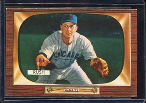 1955 Bowman Baseball # 182 Bob Rush EX Excellent - Picture 1 of 2