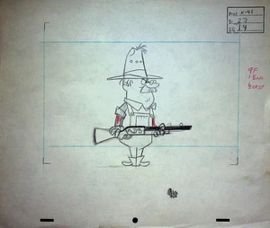 Loopy De Loop 1963 JERRY EISENBERG Hand-Drawn Production Pencil Layout - Picture 1 of 2