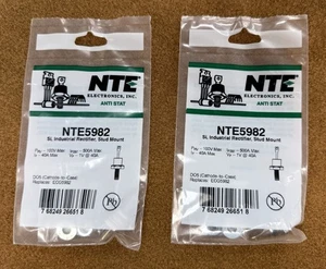 NEW NTE Electronics NTE5982 Industrial Rectifier 100V, 40A (ECG5982) 2 Pack - Picture 1 of 1