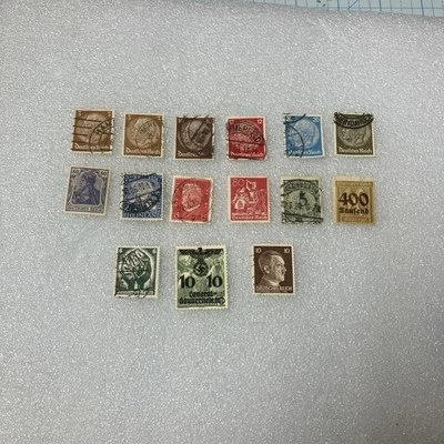 15 USED/HR/Cancelled Deutsches Reich/Germany Stamps; 1920- 1945; $1 Ships. DEAL! - Image 1 of 4