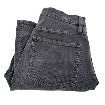 Pantalones de pana J Crew para mujer 29 (30x28 REAL) grises vintage rectos Academia Foto 1 de 4