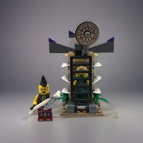 Retired LEGO Boulder Blaster #70747 Ninjago Eyezor Lloyd Minifigure and Trap