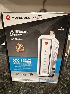 Motorola ARRIS Surfboard SB6141 DOCSIS 3.0 Cable Modem New - Image 1 of 4